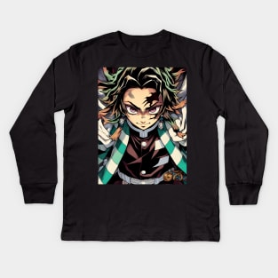 Manga and Anime Inspired Art: Exclusive Designs Kids Long Sleeve T-Shirt